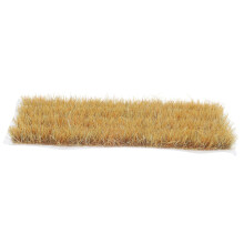Model Scenery Grass Strips 4Piece Set, Realistic Static Grass Tufts for Diorama and Train Layouts