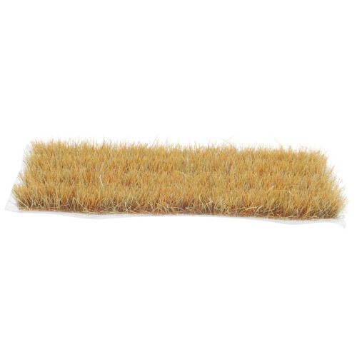 Model Scenery Grass Strips 4Piece Set, Realistic Static Grass Tufts for Diorama and Train Layouts
