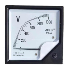 Pointer Type Analog DC Voltmeter 600V Panel Mount Voltmeter with Clear Analog Display and Wide Range