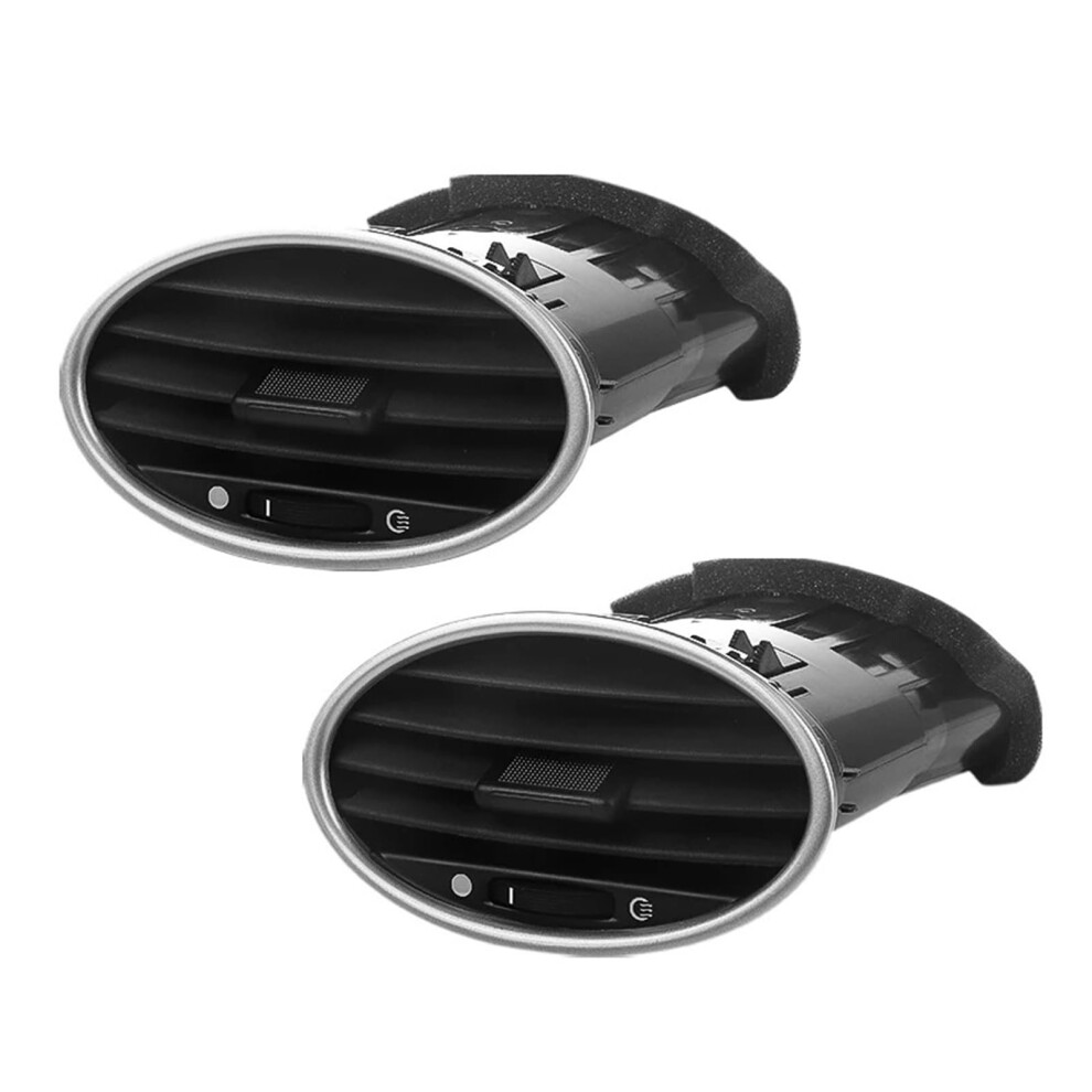 Air Vent Front Center Dashboard Replacement Grille For Ford Focus Mk2 2005Â2013 Durable Plastic OemâStyle (2Pcs) Black 9771547980223