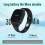 Electric EMS Sleep Aid Watch,Motion Sickness Bands,White 6