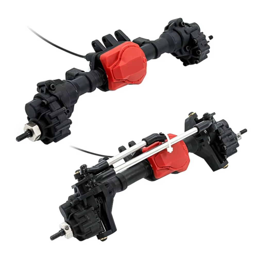 Rc Axle Upgrade For Trx4 1/10 Crawler, Durable Metal Front And Rear Portal Axle Set, Enhanced Stability 9351714607490