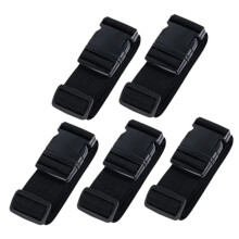 5pcs Adjustable Luggage Straps with Quick‑Release Buckles for Suitcases Backpacks and Travel