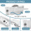 3Pcs Window Sash Lock Replacement Security Lock Window Sash Lock 3