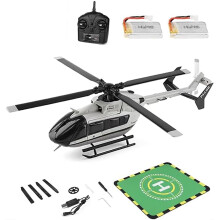 K160 Flybarless RC Helicopter 2.4G 4CH Brushless Motor Altitude Hold 6Axis Gyro Dual Battery for Beginners