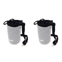 2X Top Lander Magnesia Sack Rock Climbing Chalk Bag for Weight Lifting Outdoor Bouldering Magnesia Pouch