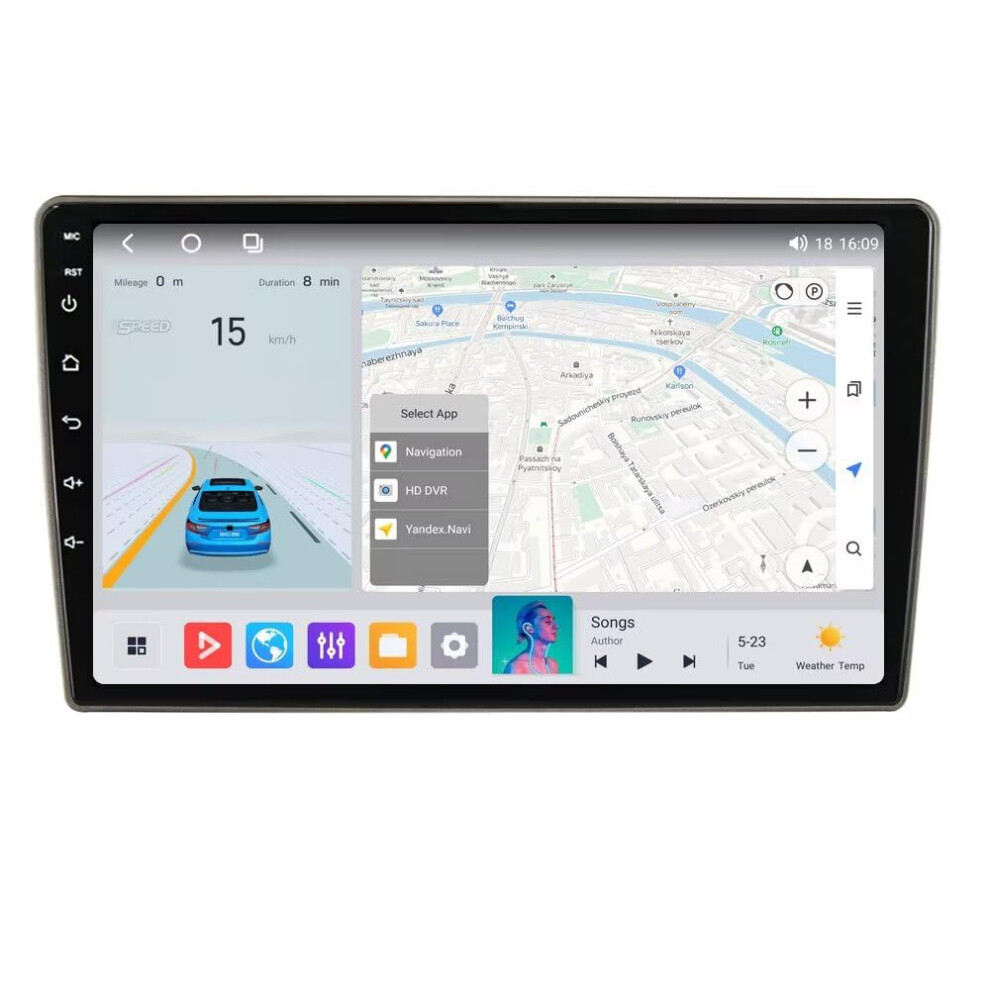 Android 13 Car Stereo For Nissan Frontier 2013Â2018, 9' Hd Touchscreen Car Radio With Wireless Carplay And Android Auto, 4Gb+64Gb Gps Navigation 9073542130987
