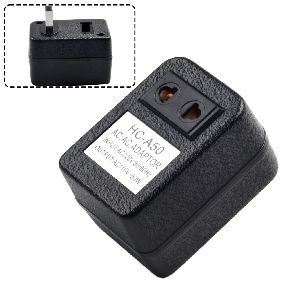 50W Step Down Transformer 220V To 110V Voltage Converter With Automatic Overload Protection 9771547981053