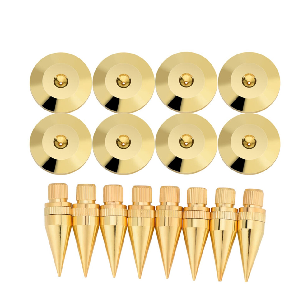 Copper Speaker Spike Isolation Pads For Enhanced Sound Clarity And Stable Audio Support 9351714608893