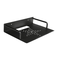 Universal Projector Wall Mount Aluminum Adjustable Bracket Tray with Secure Fences for Router and TV Box