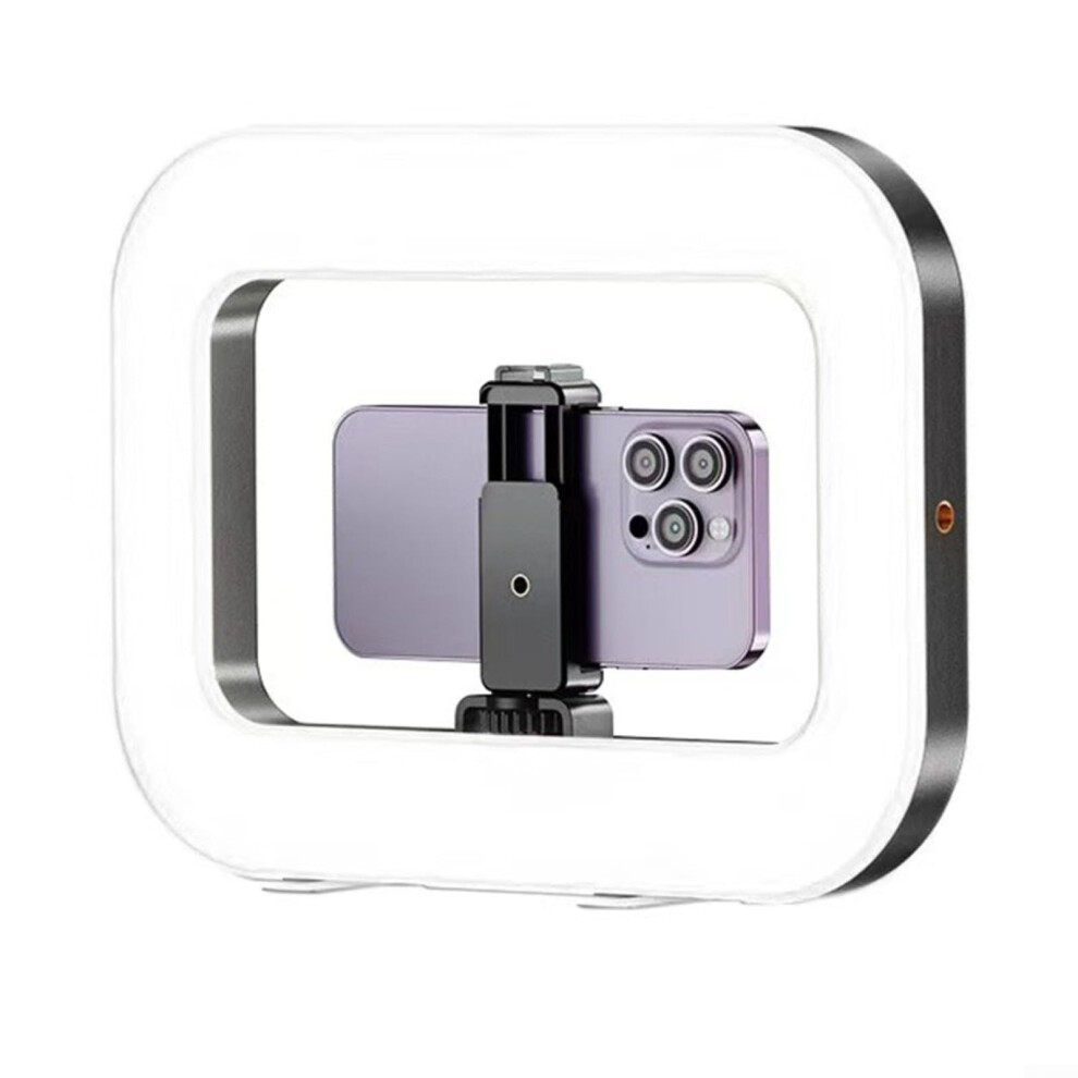 Rechargeable Selfie Ring With 6600Mah Battery, Stepless Bicolor Adjustment Led Fill For Video And Vlogging Light 9073542131601