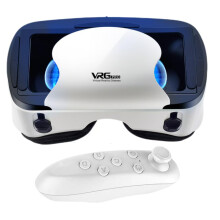 VR Headset 3D Virtual Reality Glasses with Remote Controller for Android and iPhone 5‑7 inch Phones