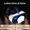 VR Headset 3D Virtual Reality Glasses with Remote Controller for Android and iPhone 5‑7 inch Phones 2