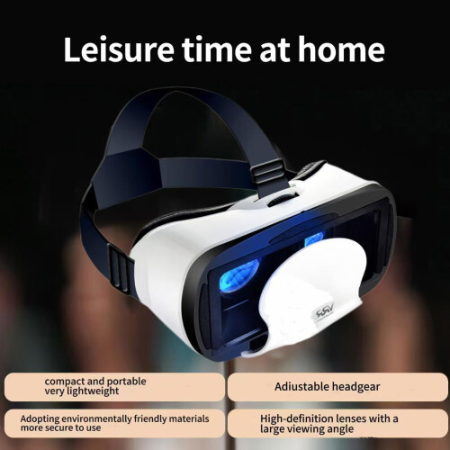 VR Headset 3D Virtual Reality Glasses with Remote Controller for Android and iPhone 5‑7 inch Phones 1