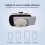 VR Headset 3D Virtual Reality Glasses with Remote Controller for Android and iPhone 5‑7 inch Phones 3