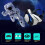 VR Headset 3D Virtual Reality Glasses with Remote Controller for Android and iPhone 5‑7 inch Phones 4