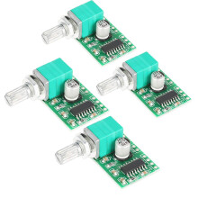 PAM8403 Amplifier Board 5V Stereo Audio Module with Potentiometer, Compact DIY Set 4pcs