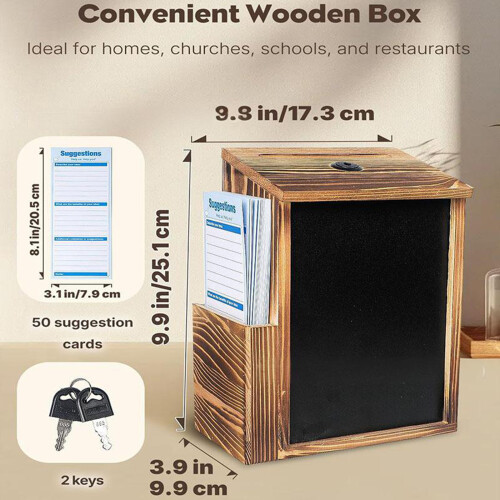 Solid Timber Prayer Contribution Case With Metal Securing System 2