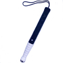 Folding Blind Cane Titanium Alloy Telescopic Walking Stick with Reflective Safety and EVA Handle 125cm