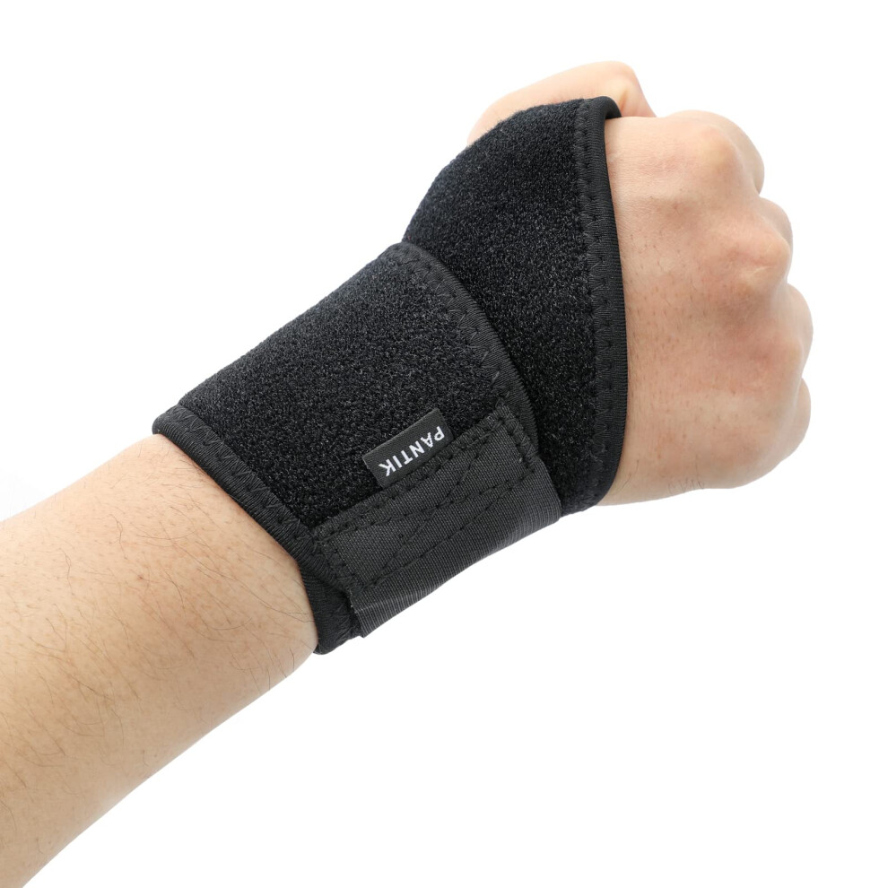 Adjustable Wrist Brace Pair for Carpal Tunnel Relief with Breathable Neoprene Wrist Support