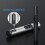 Torch Lighter Silver Windproof Blue Flame Refillable Butane Lighter with Visible Fuel Window and Adjustable Flame 3