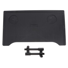 Wheelchair Tray Table with Dual Cup Holders, Foldable Plastic Lap Tray for Dining and Work