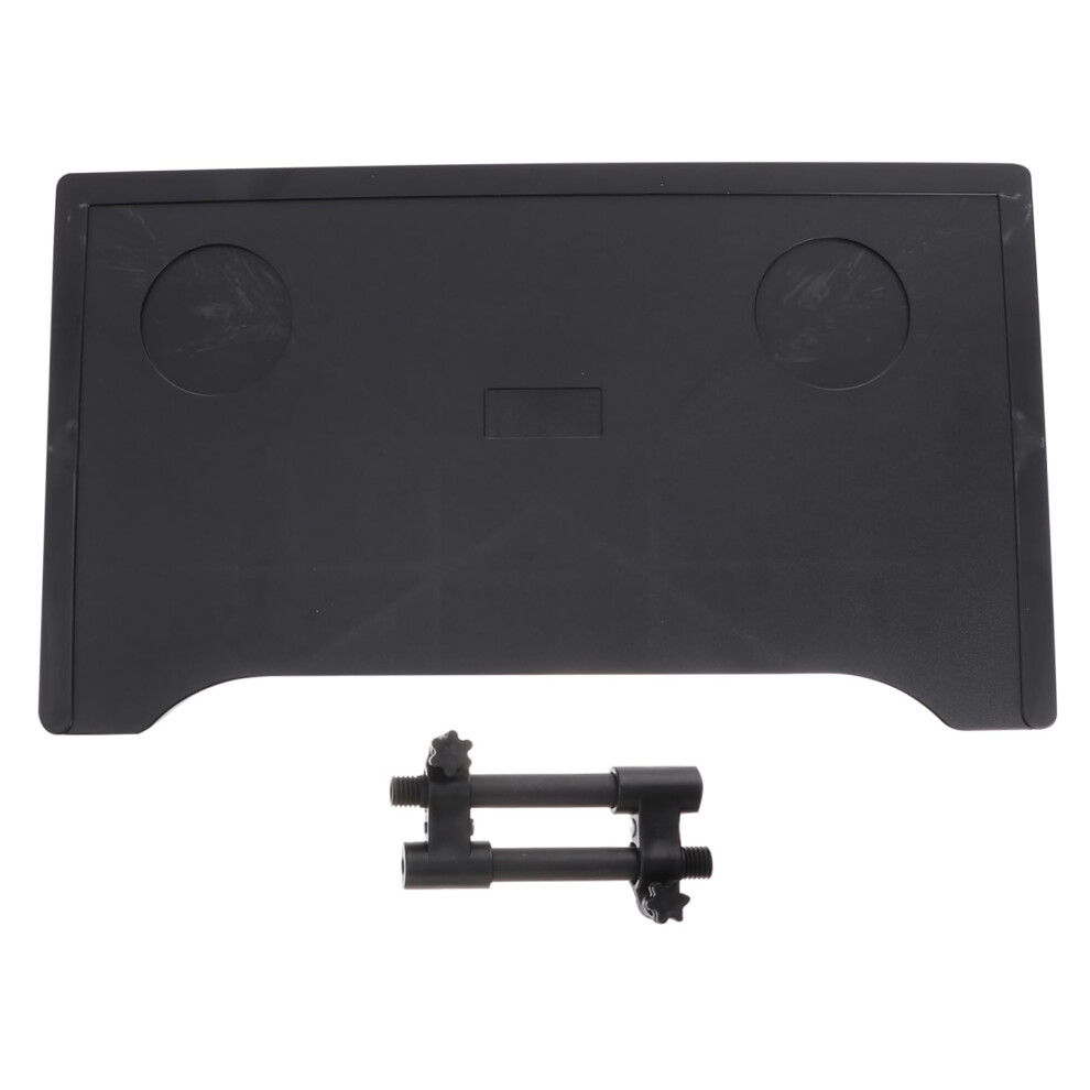 Wheelchair Tray Table with Dual Cup Holders, Foldable Plastic Lap Tray for Dining and Work