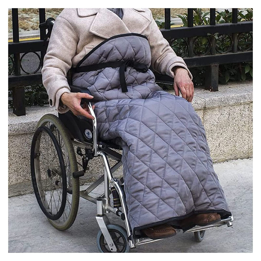 Waterproof Windproof Wheelchair Leg Cover with Adjustable Waist Fit, Warm Blanket for Mobility Scooter