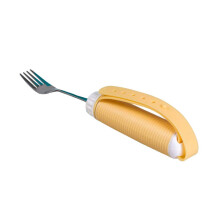 Adaptive Eating Utensil Fork with 360 Rotating Head, Ergonomic Non Slip Handle, Anti Shake Design for Elderly