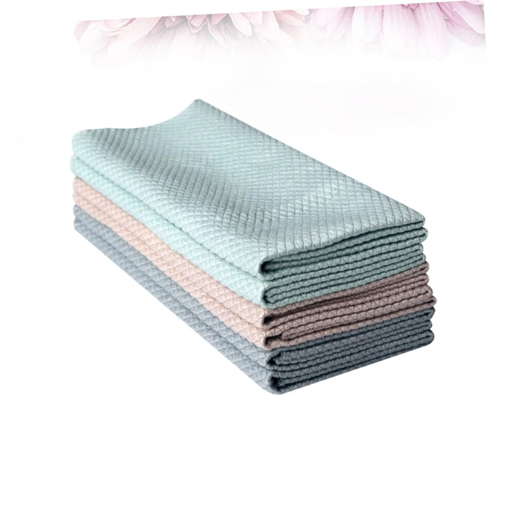 6pcs Microfiber Cleaning Cloth  Absorbency Reusable Fish Scale Towels for Kitchen and Home-image-OPC-PT6KR89-NEW