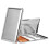 Metal Cigarette Case Slim Silver Holder for 120mm Cigarettes with Secure Pushbutton Latch 10pcs 1