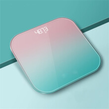 Smart Body Fat Scale with Bluetooth, LED Display, Tempered Glass Platform, Load, Gray