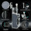 Dual Flame Butane Torch Lighter, Windproof Adjustable Refillable Jet Flame with Cigar Punch, Gift for Men 2