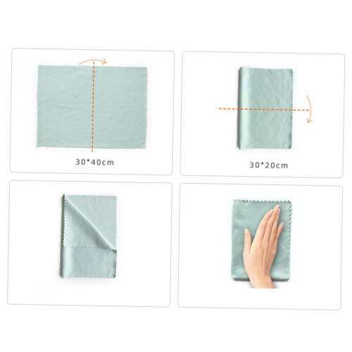 6pcs Microfiber Cleaning Cloth  Absorbency Reusable Fish Scale Towels for Kitchen and Home 1