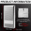 Metal Cigarette Case Slim Silver Holder for 120mm Cigarettes with Secure Pushbutton Latch 10pcs 2