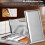 Metal Cigarette Case Slim Silver Holder for 120mm Cigarettes with Secure Pushbutton Latch 10pcs 4