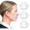 3 Pack Face Mask Bracket 3D Inner Support Frame for Women Washable Reusable Lipstick Protection 1