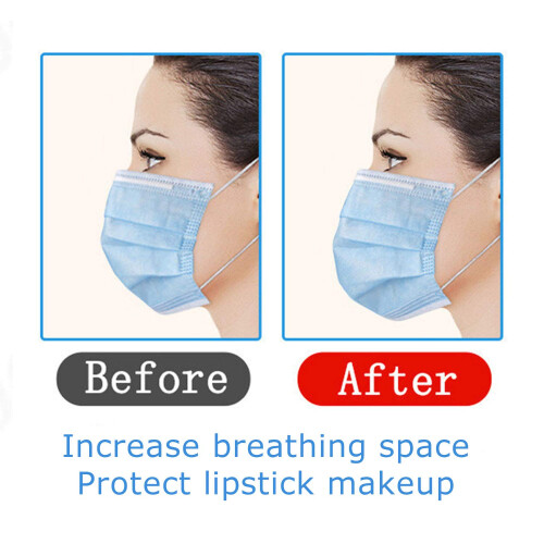 3 Pack Face Mask Bracket 3D Inner Support Frame for Women Washable Reusable Lipstick Protection 2