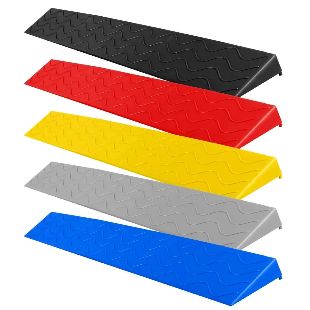 Yellow Threshold Ramp 100X13x6cm NonâSlip Rubber Wheelchair Ramp For Smooth Indoor Doorway Transition