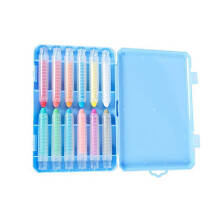 Hochwertiges wasserlösliches Kreideset,-Blaue Box 12 Stück