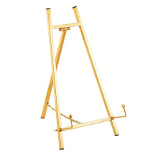 Professional Art Display Stand With Strong Metal-gold