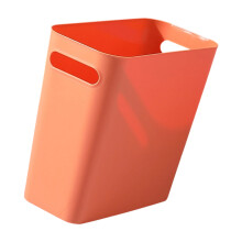 Bathroom Trash Can Without Lid Square Shape Thick Plastic-OR