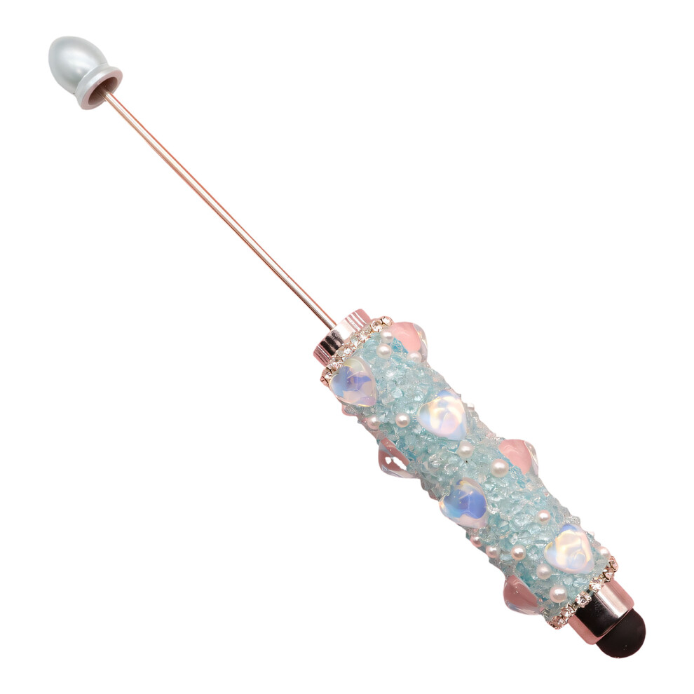 Sparkling Beadable Ballpoint Pen With Touching Screen- Blue 7754003607034