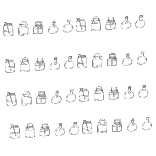 40Pcs Clear Plastic Bookmarks-8x10cm Wandering in the bot