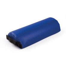 Massage Bolster Pillow for Massage Table with Ergonomic Neck Support, Half Round Foam Cushion, Royal Blue