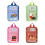 Handheld Book Carrying Bag 3 Compartments File Organiser-Blue 2
