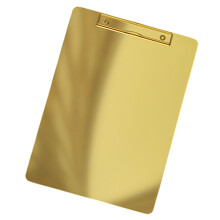 Stainless Steel Clipboard Gold Plated Writing Board-31X22.5