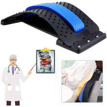 Ergonomic Lumbar Support Cushion for Office Chair and Car Seat, Breathable Mesh Back Support Pillow Black