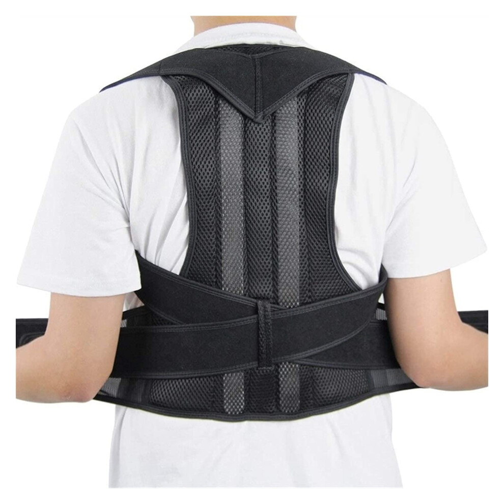 Posture Corrector Back Brace for Men and Women 4XLarge, Full Back Support with Lumbar Pain Relief