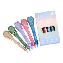 5Pcs Compacts Portable Beige Correction Tape For Smooth Writing